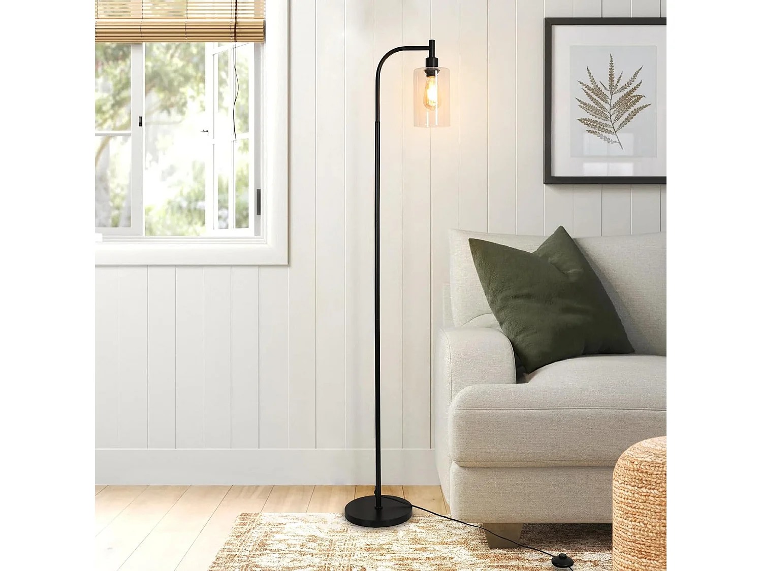 lampadaire industriel noir lampe haute moderne pour le salon lampadaire de ferme chambre à