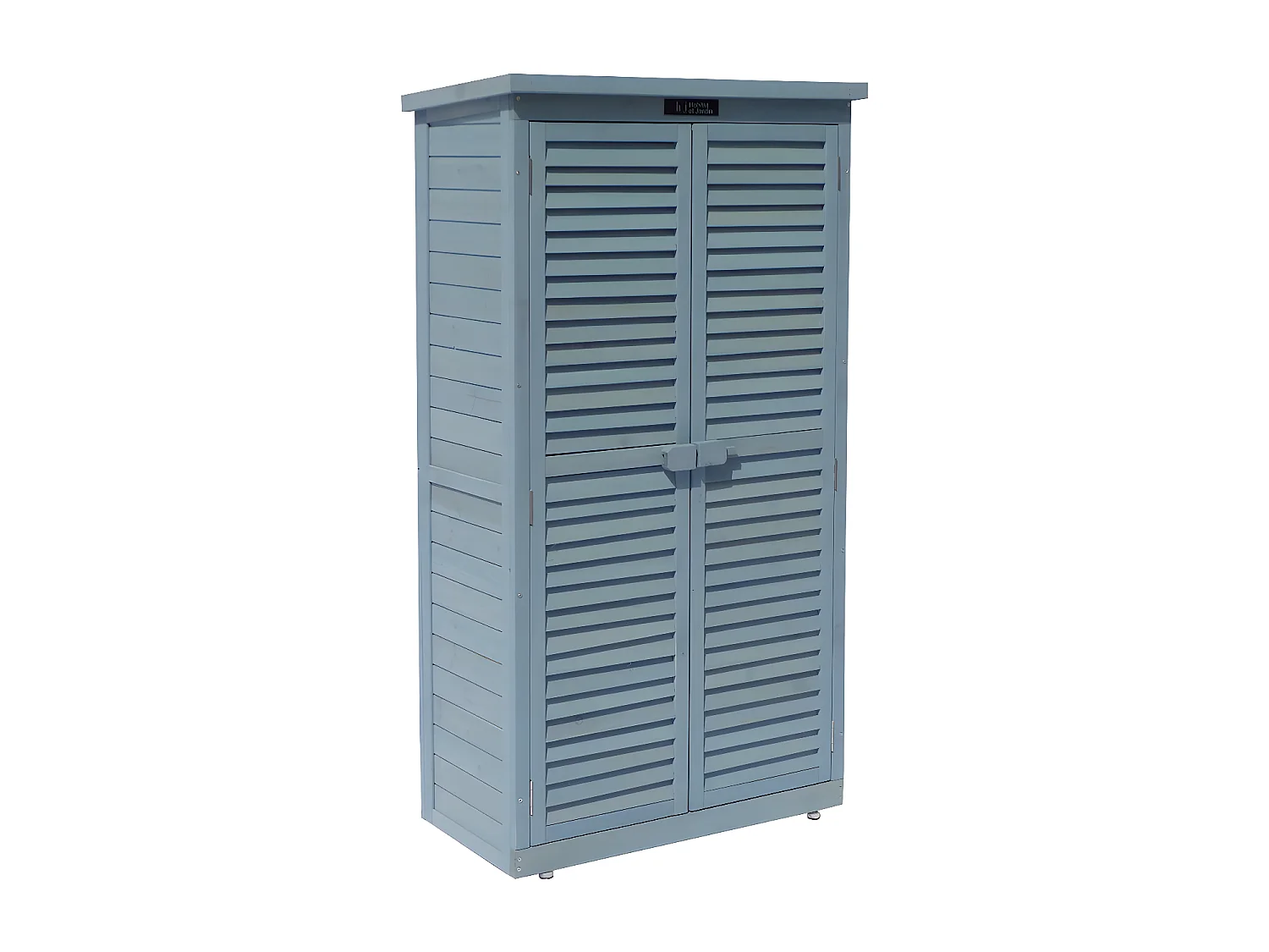 Armoire de jardin "Space" - 87 x 46.5 x 160 cm - Bleu ciel