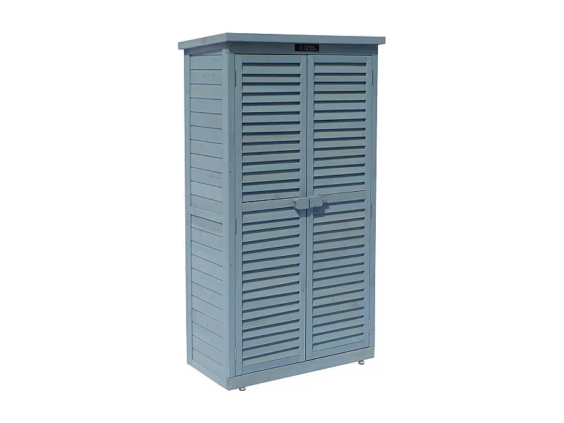 Armoire de jardin "Space" - 87 x 46.5 x 160 cm - Bleu ciel