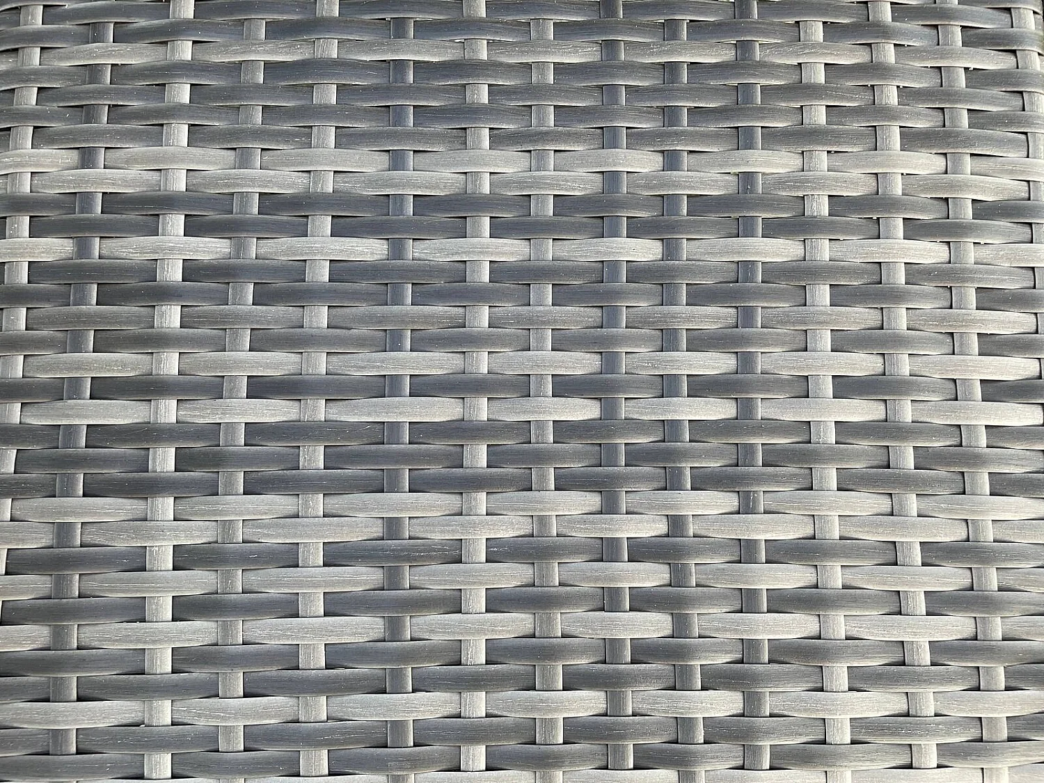 Ensemble De Mobilier 4 Chaise et Rectangulaire Table de foyer à gaz PE Rotin Mélange gris foncé