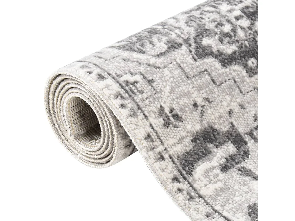 Tappeto da Esterni a Tessitura Piatta 80x250 cm Grigio Chiaro CFW18228