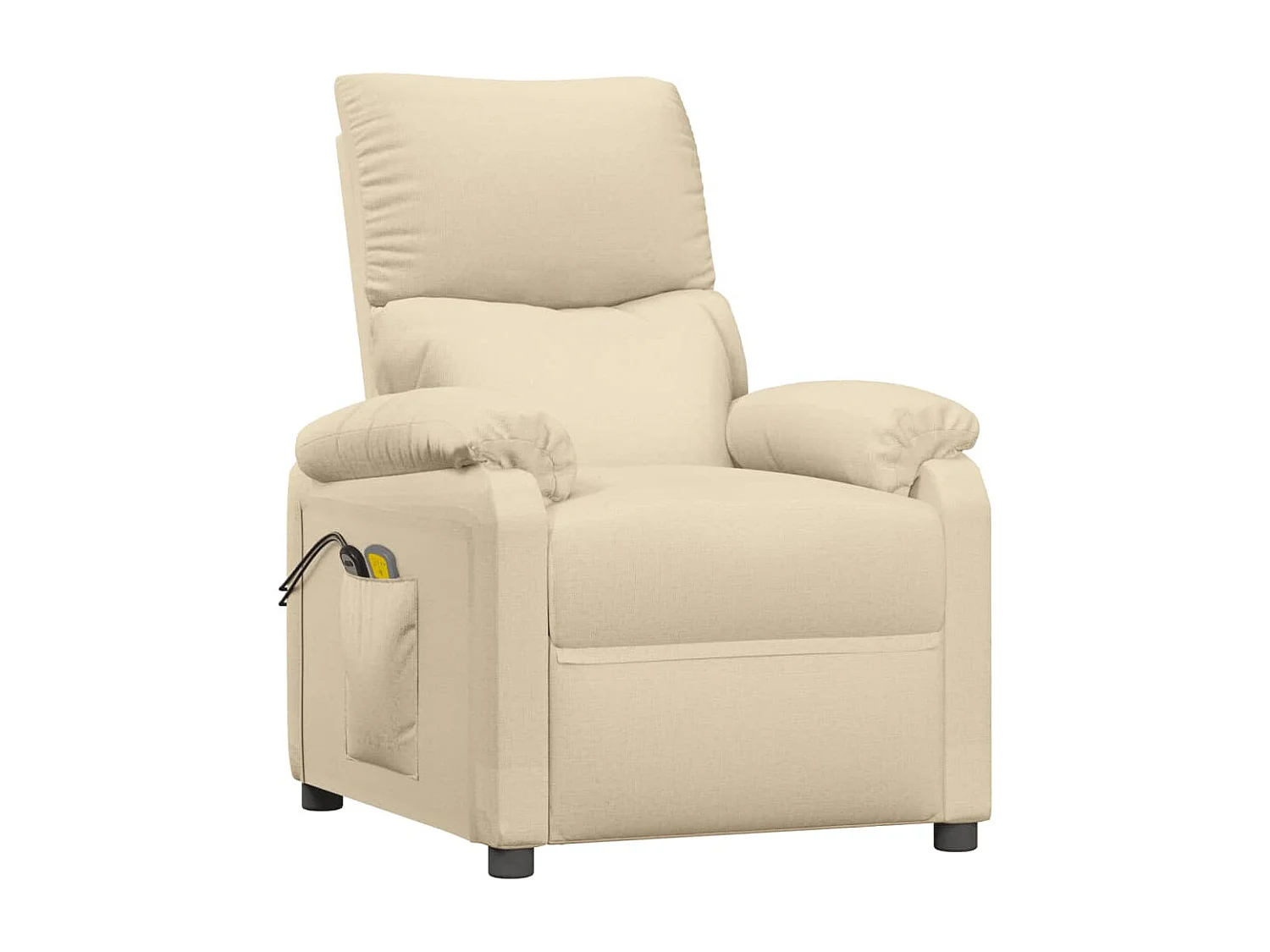 Massagesessel,Relaxsessel Elektrisch Creme Stoff -gkd638530