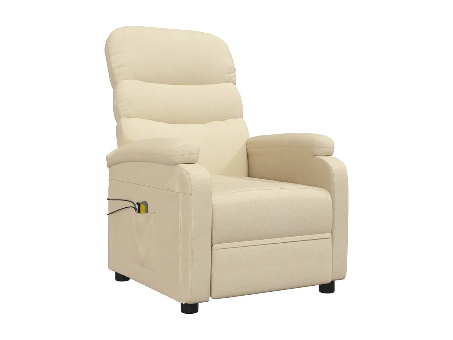 Massagesessel,Relaxsessel Elektrisch Creme Stoff -gkd596624