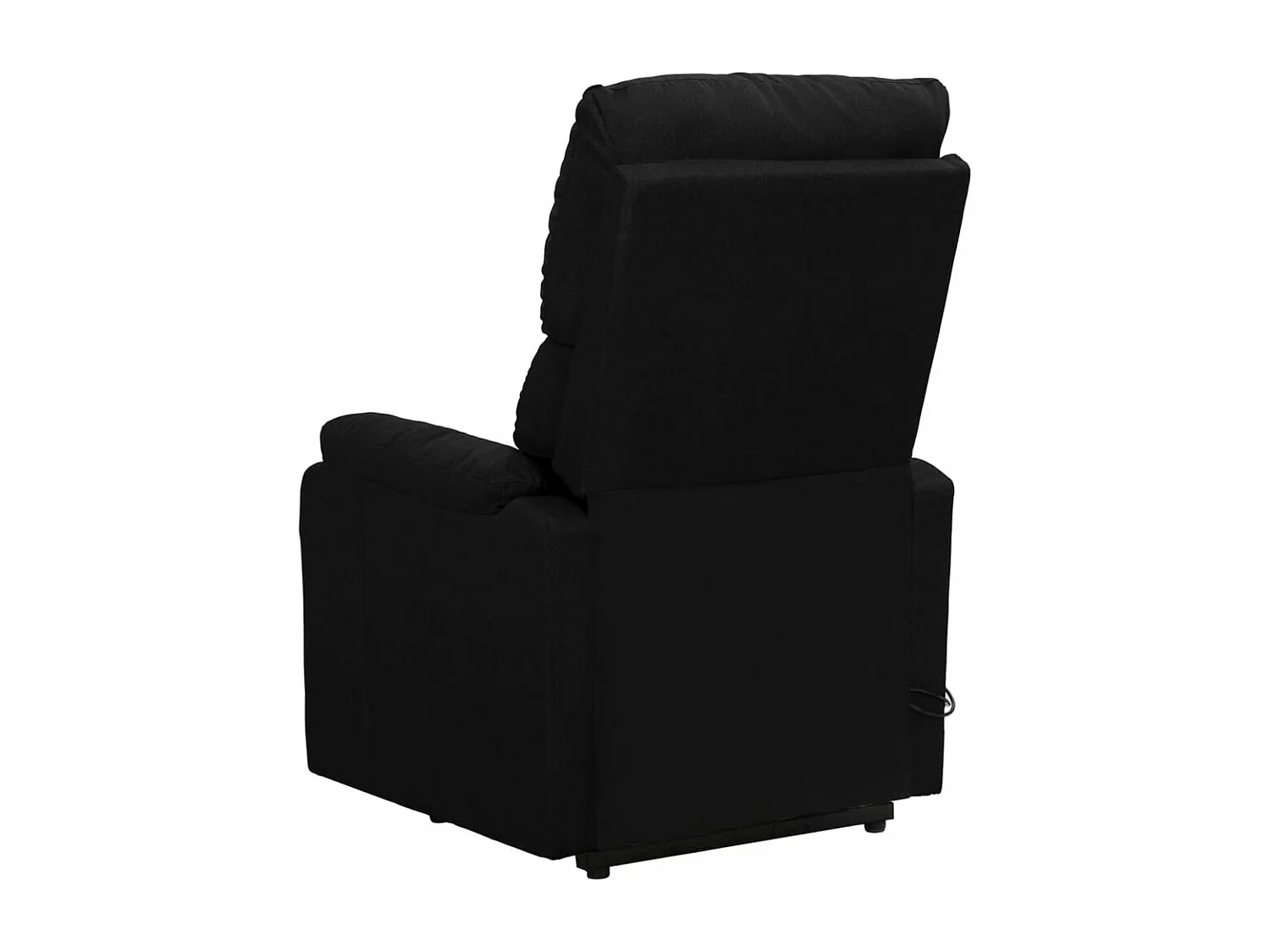 Massagesessel,Relaxsessel mit Aufstehhilfe Schwarz Stoff -gkd438546