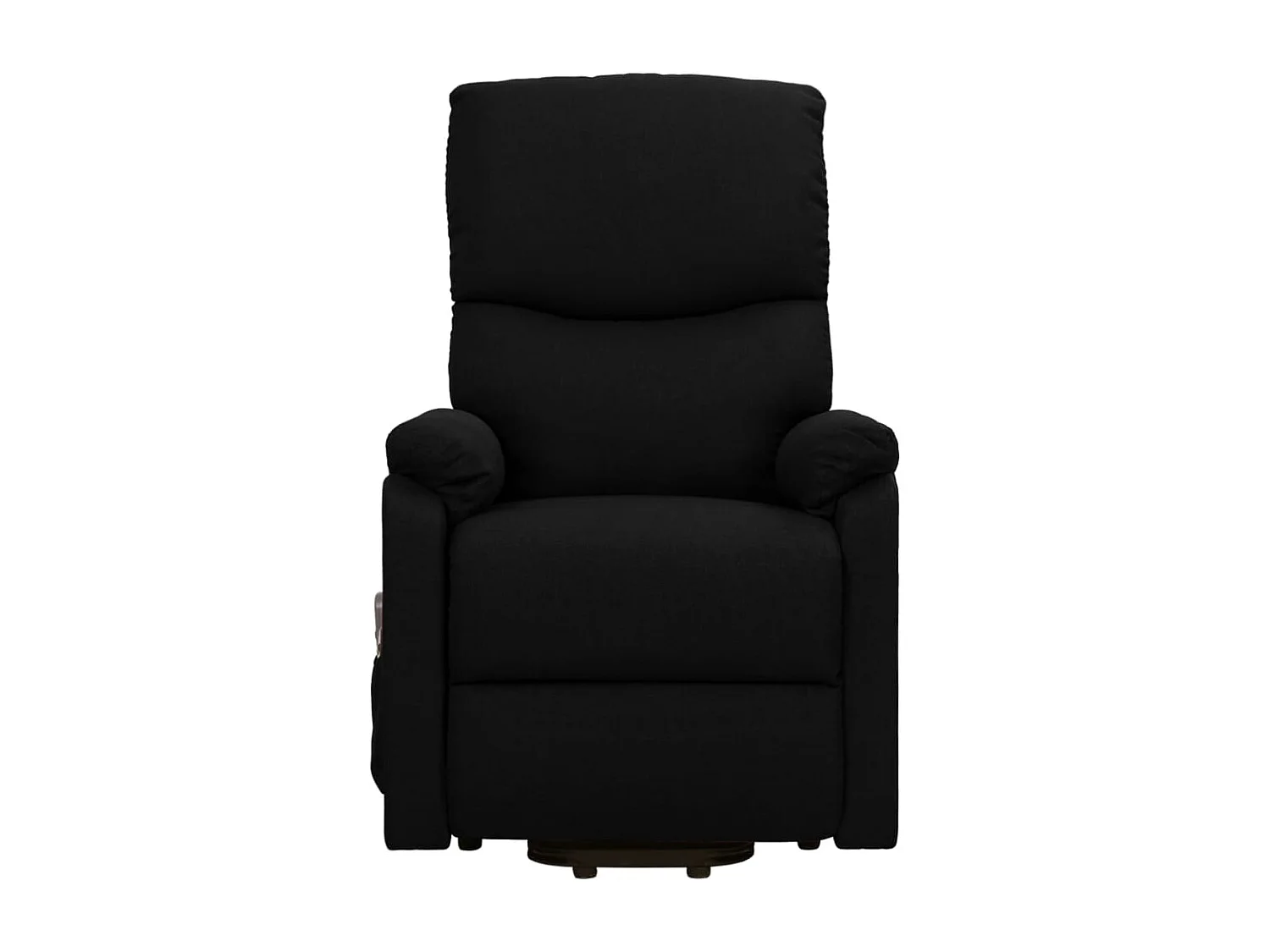 Massagesessel,Relaxsessel mit Aufstehhilfe Schwarz Stoff -gkd438546