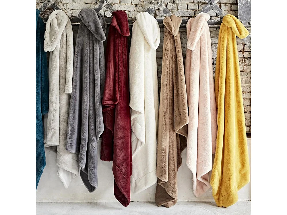 Plaid Luxe crème 170x240 cm