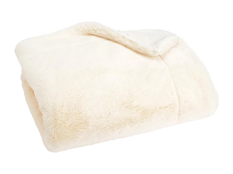 Plaid Luxe crème 170x240 cm