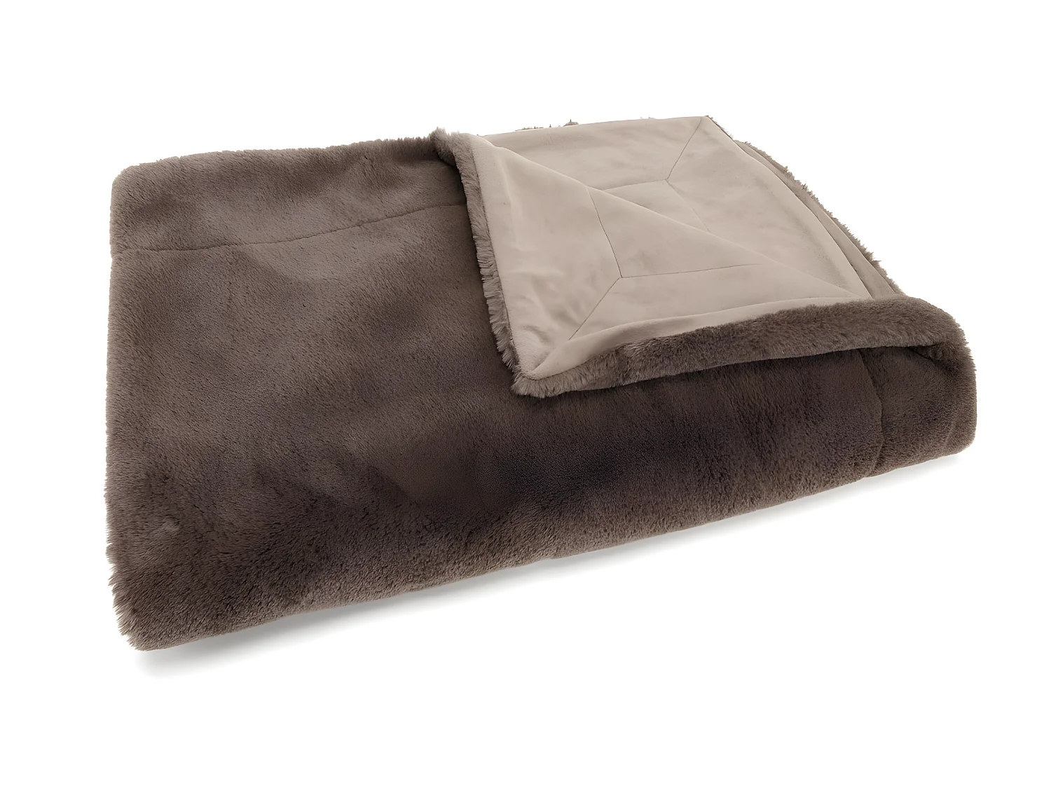 Plaid Luxe marron 130x170