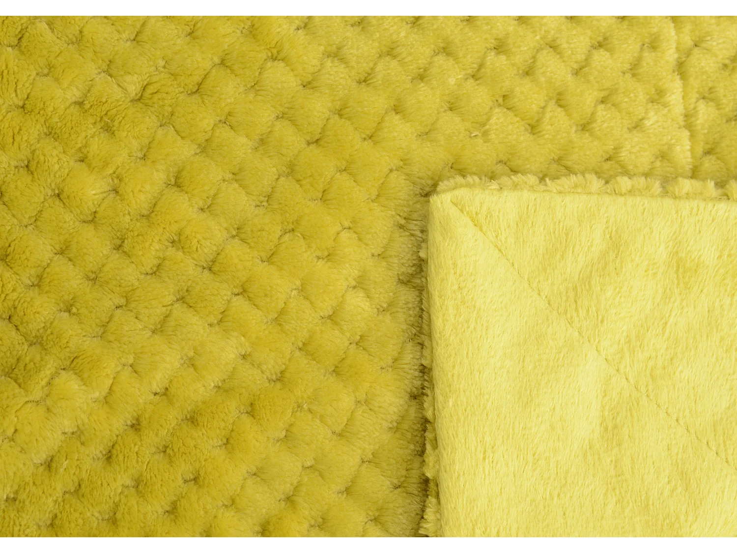 Plaid damier 130x170 olive