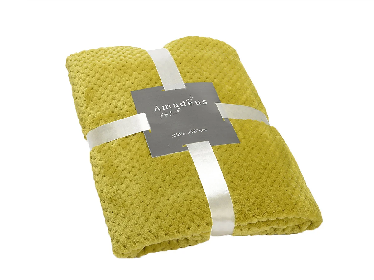 Plaid damier 130x170 olive