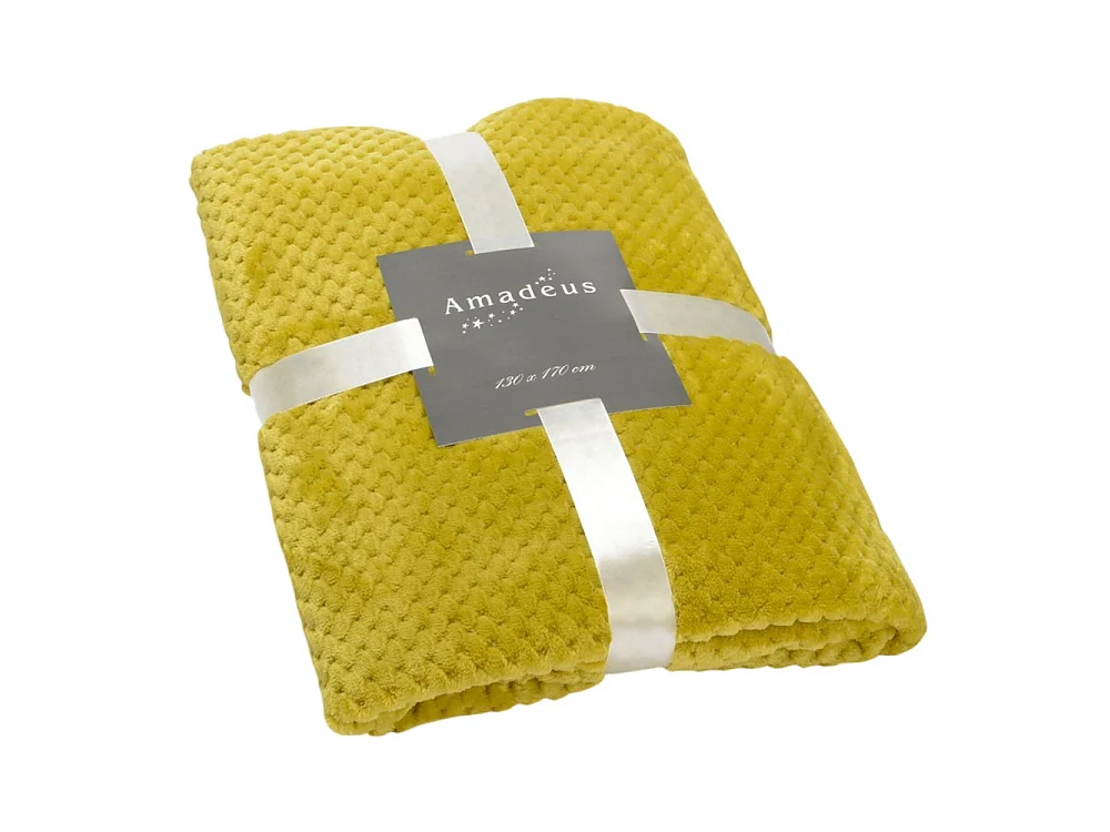 Plaid Damier olive 130x170 cm