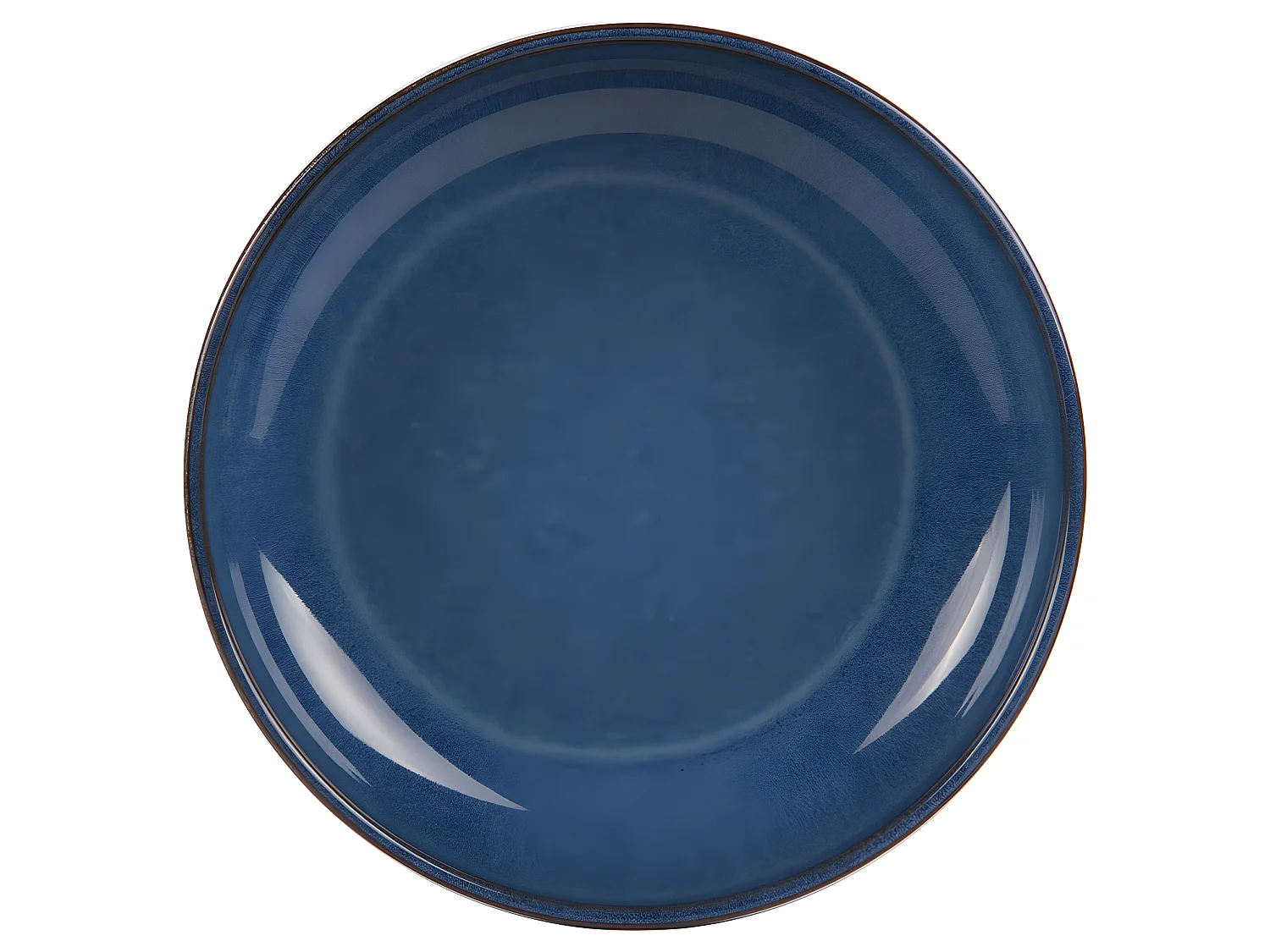 Assiette creuse Uno Bleu Cobalt 22 cm (lot de 6)