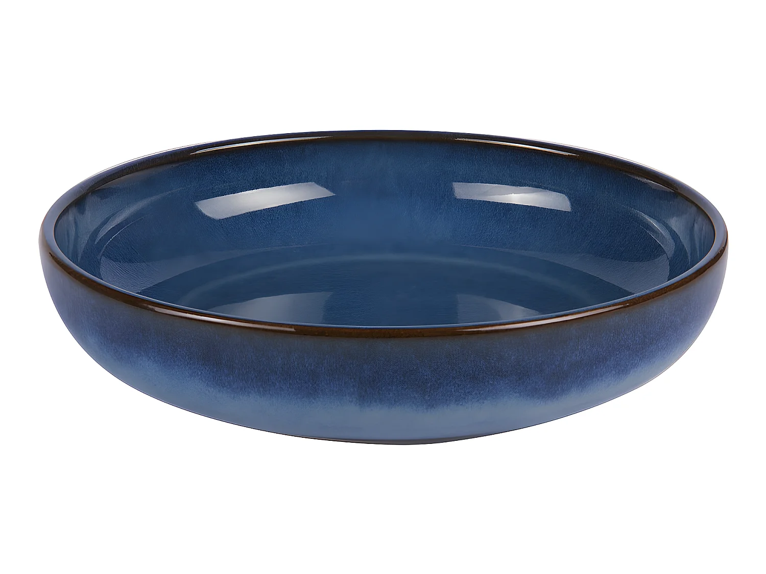 Assiette creuse Uno Bleu Cobalt 22 cm (lot de 6)