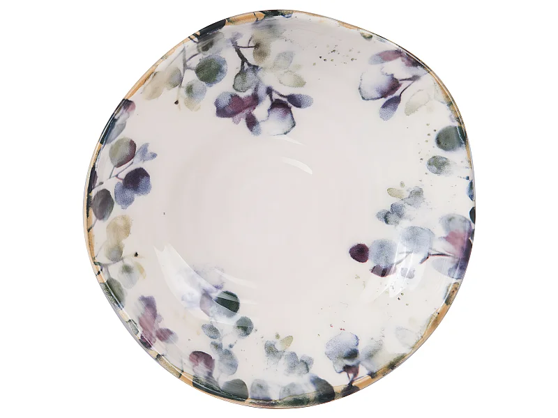 Assiette creuse Garden 19 cm (lot de 6)