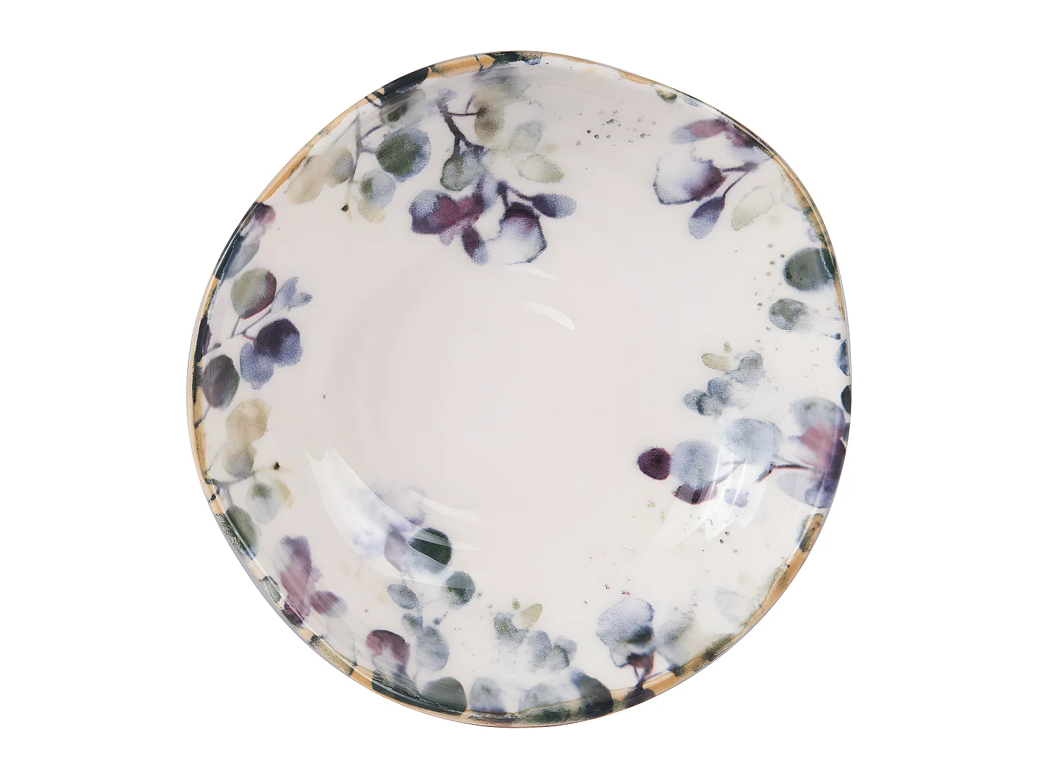 Assiette creuse Garden 19 cm (lot de 6)