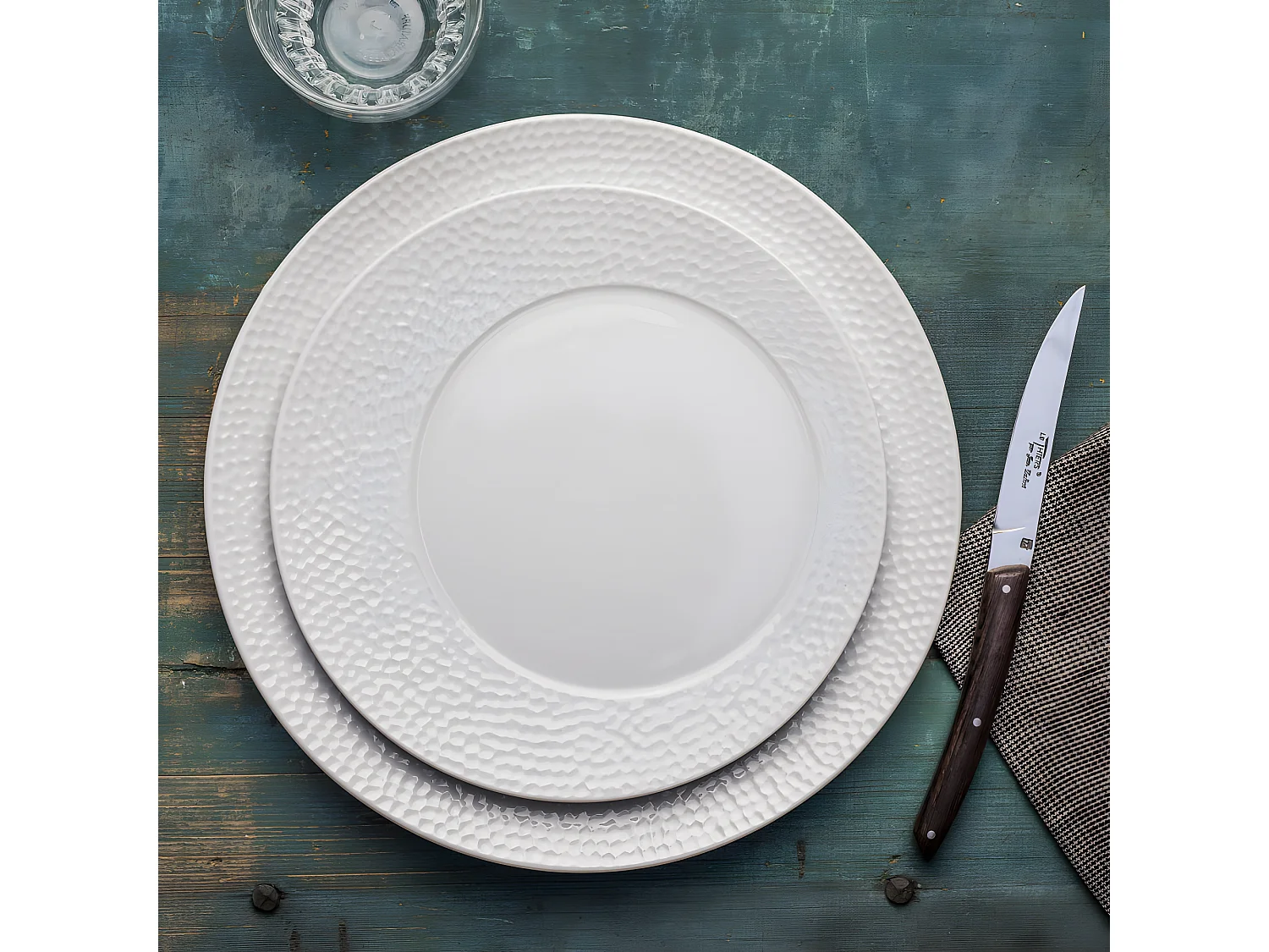 Assiette à dessert Ellipse 23 cm (lot de 6)