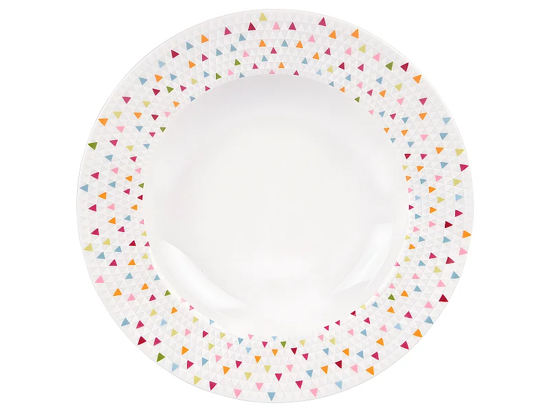 Assiette creuse Manaos 22 cm (lot de 6)