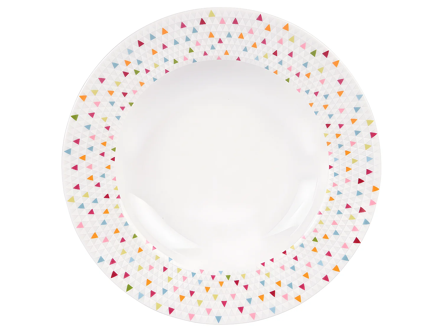 Assiette creuse Manaos 22 cm (lot de 6)