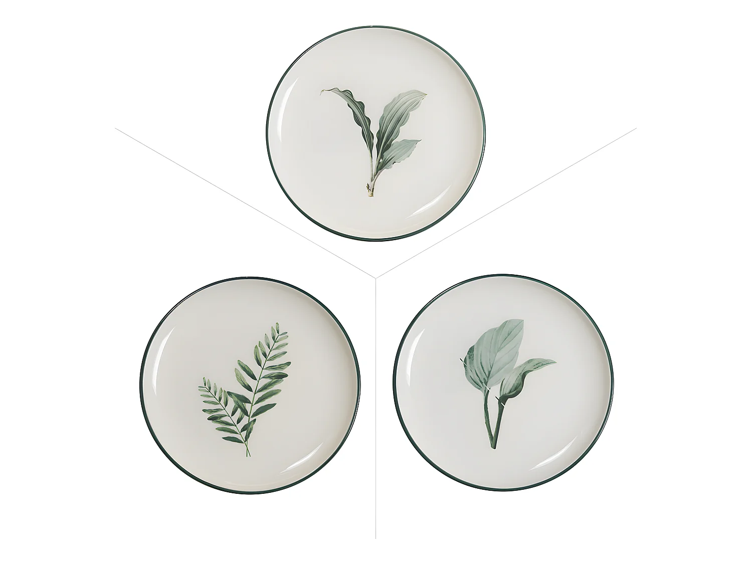Assiettes à dessert Floralia 20,5 cm (lot de 6)