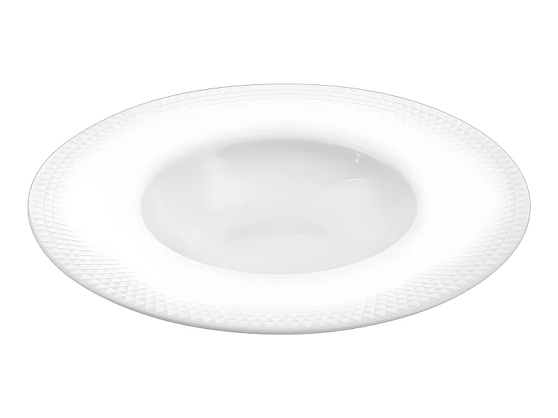 Assiette creuse Nymphéa 23 cm (lot de 6)