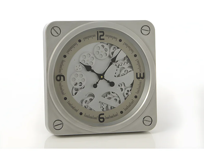 Horloge argent jules 49 cm