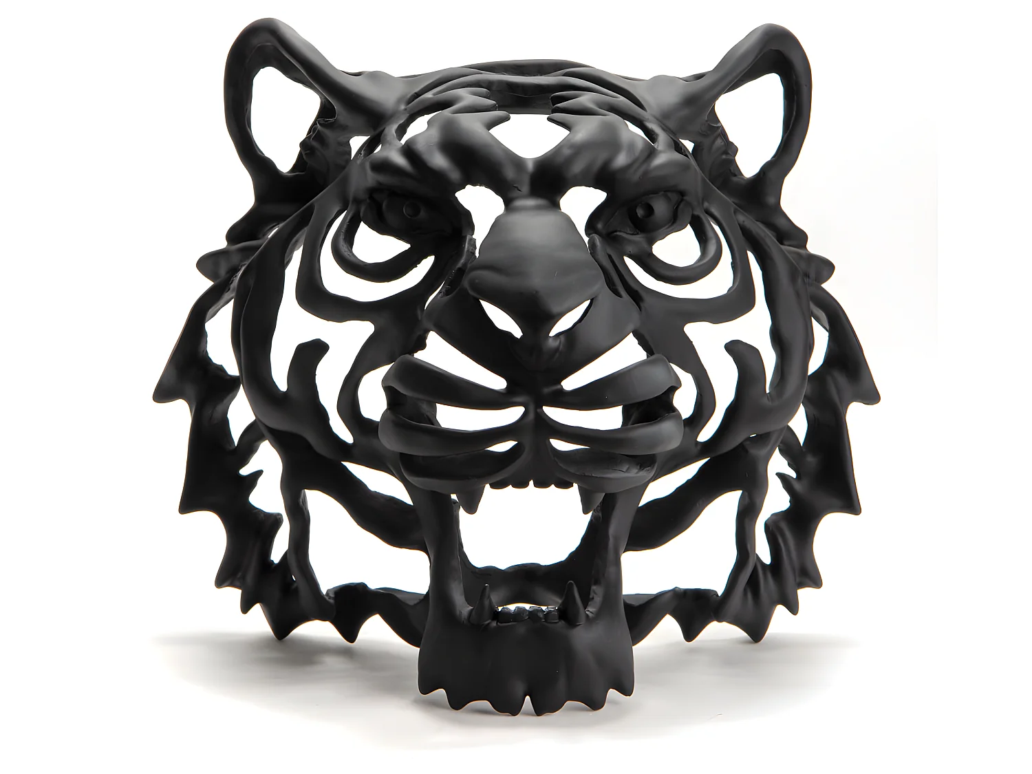 Tigre mural Savane noir mat