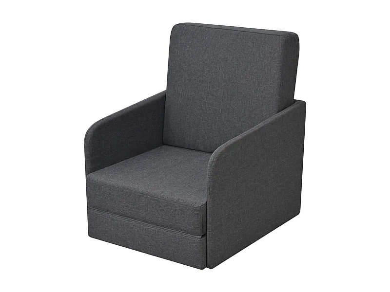 Divano componibile, design ergonomico in memory foam, grigio scuro