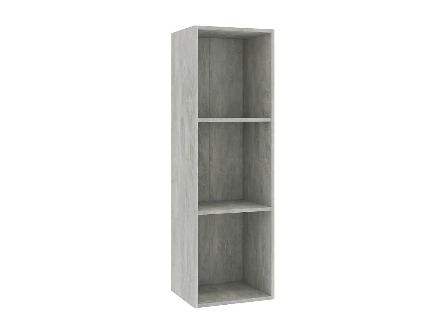 Bücherregal/TV-Schrank,TV-Möbel Betongrau 36x30x114 cm Holzwerkstoff -gkd665875