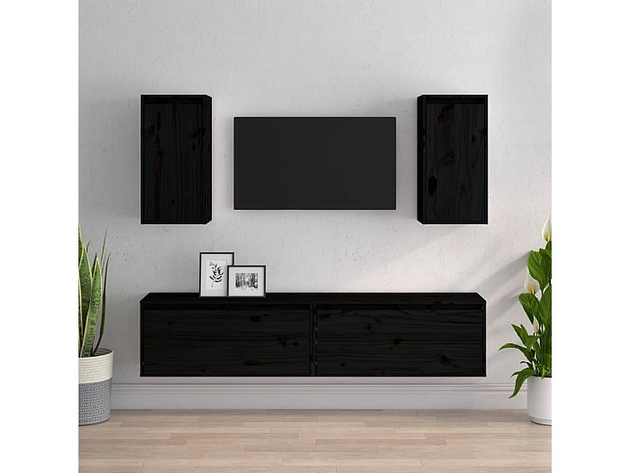 Credenza con 3 ante e 3 cassetti - pannelli di particelle - colore
