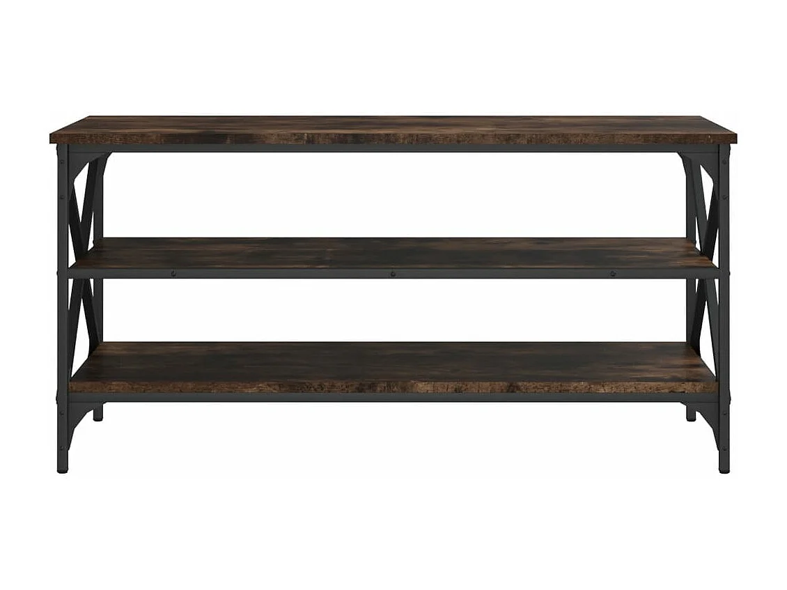 TV-Schrank,TV-Möbel Räuchereiche 100x40x50 cm Holzwerkstoff -gkd397405