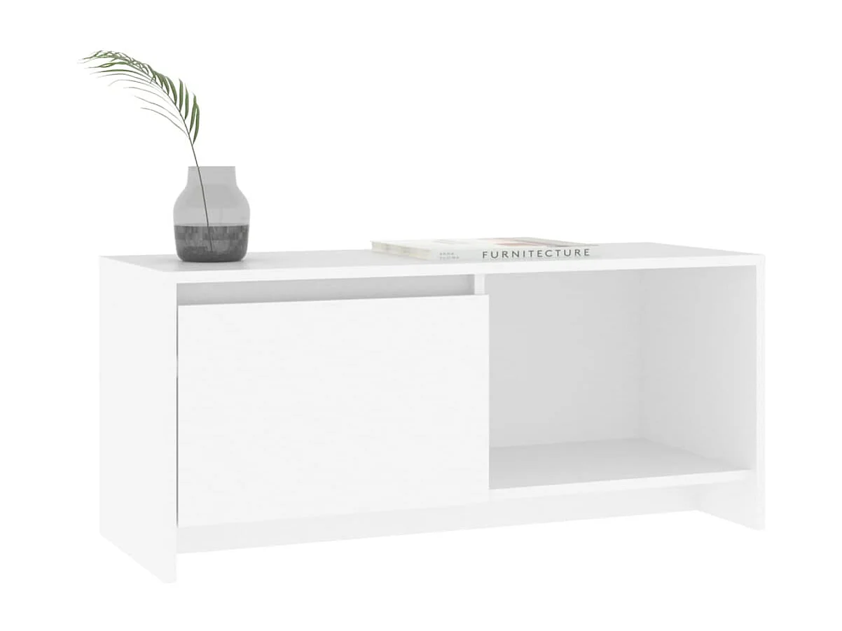 TV-Schrank,TV-Möbel Weiß 90x35x40 cm Holzwerkstoff -gkd714317