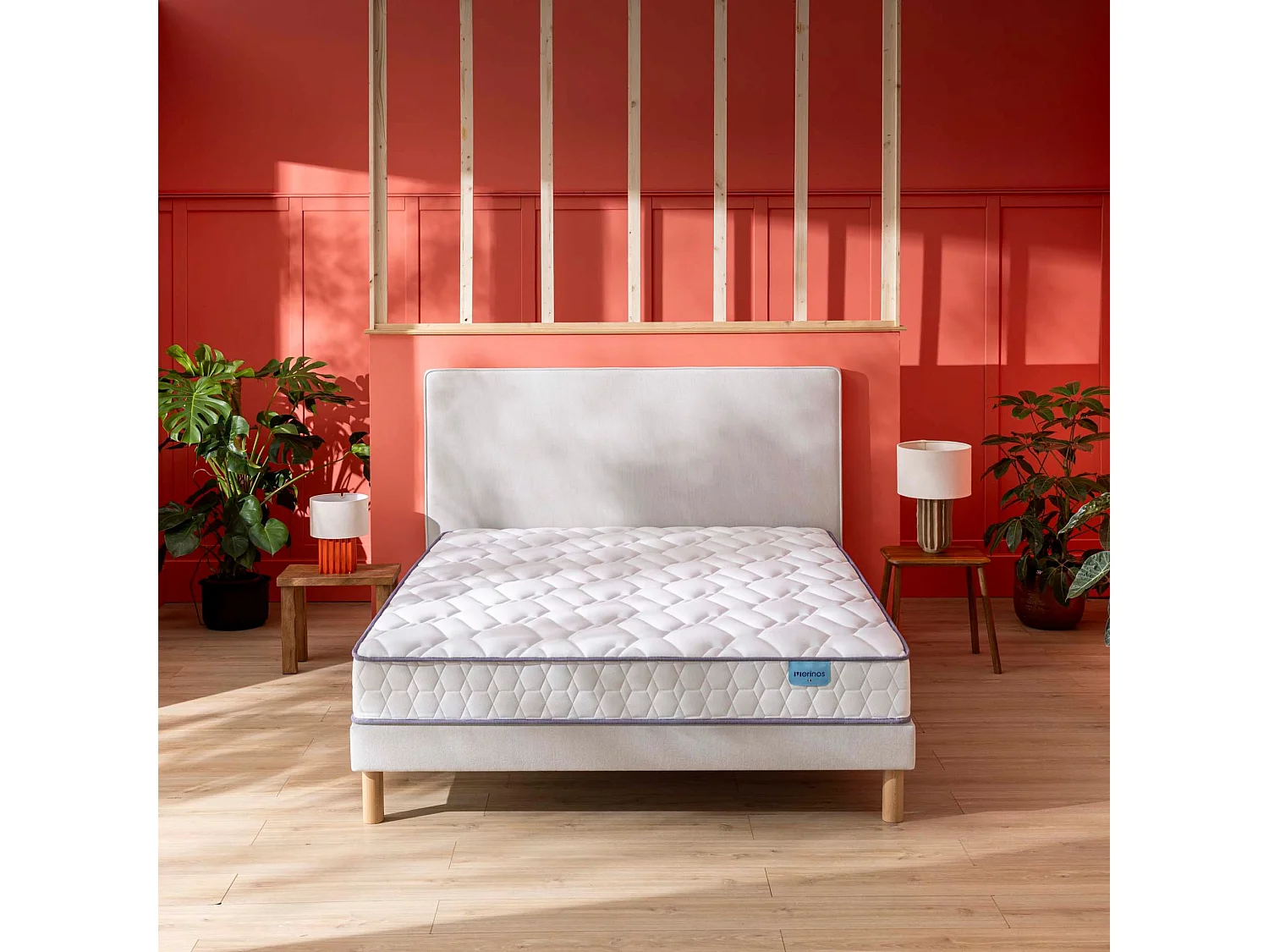 Matelas Merinos ressorts ensachés Morning Routine 180x200