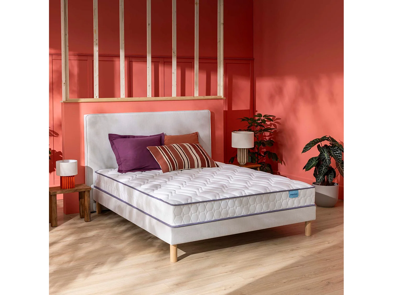 Matelas Merinos ressorts ensachés Morning Routine 90x190