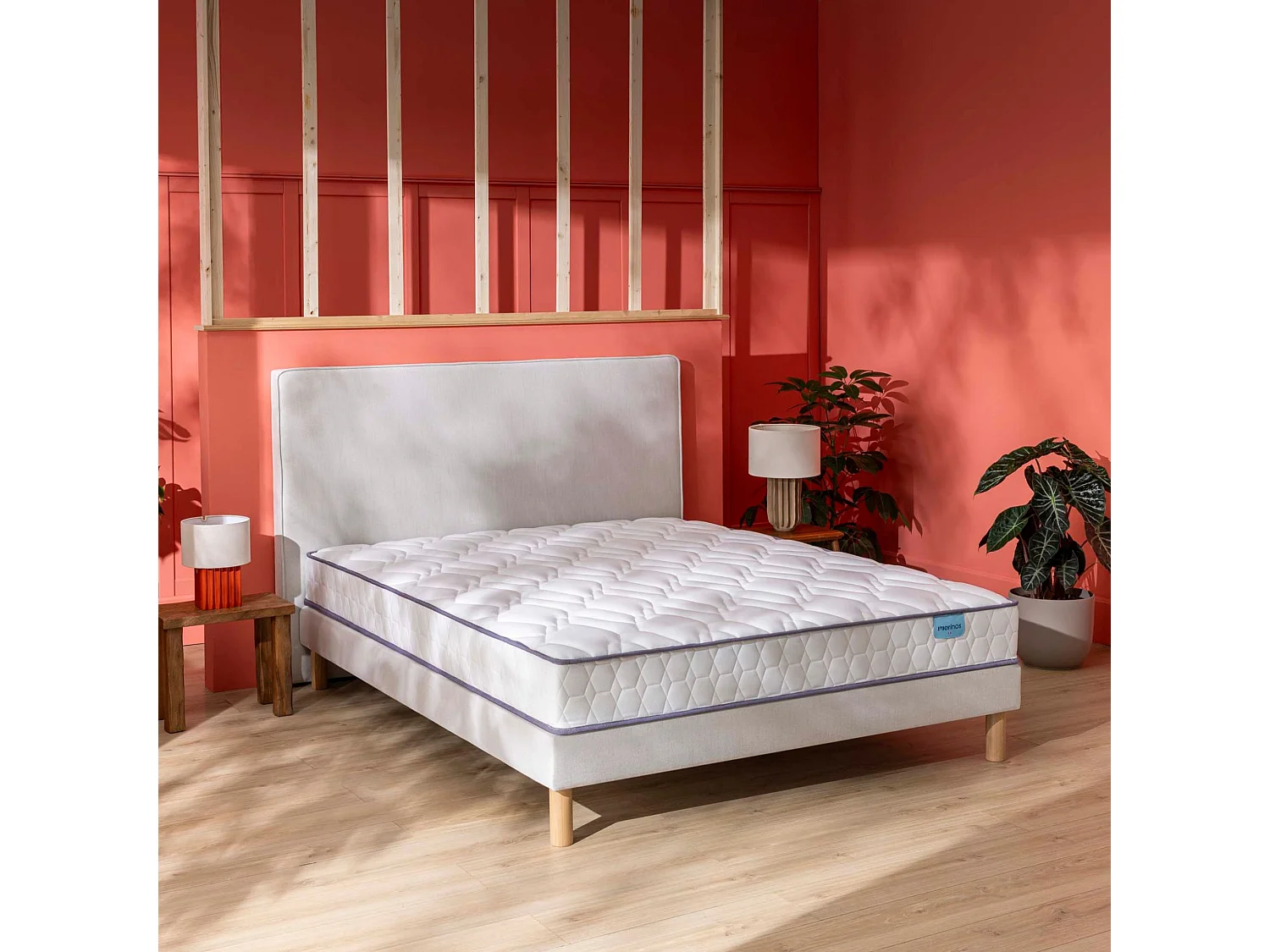 Matelas Merinos ressorts ensachés Morning Routine 140x190