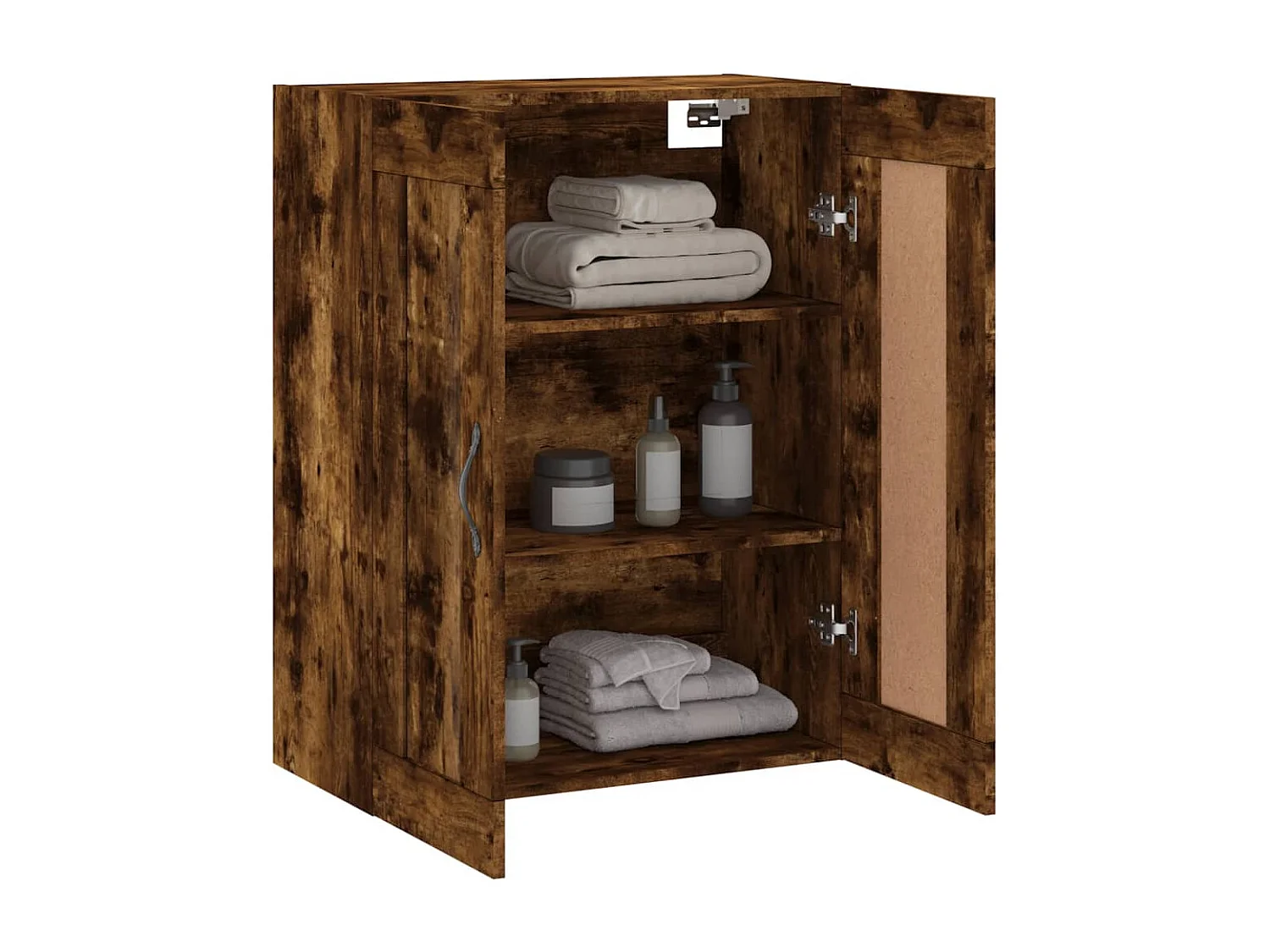 Wandschrank,Wandhängeschrank Räuchereiche 69,5x34x90 cm Holzwerkstoff -gkd49761