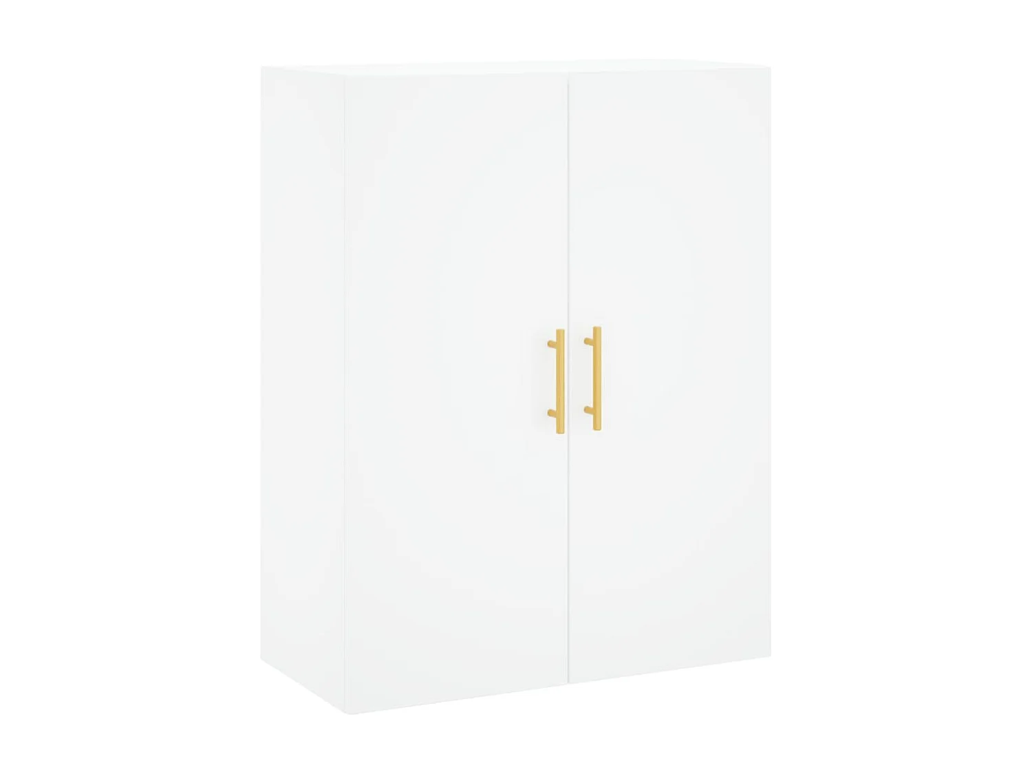 Wandschrank,Wandhängeschrank Weiß 69,5x34x90 cm -gkd600151