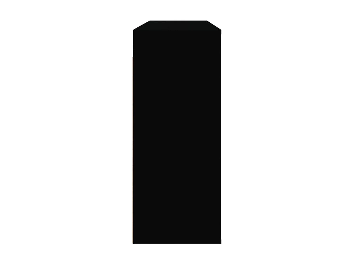 Wandschrank,Wandhängeschrank Schwarz 80x33x80 cm Holzwerkstoff -gkd790360