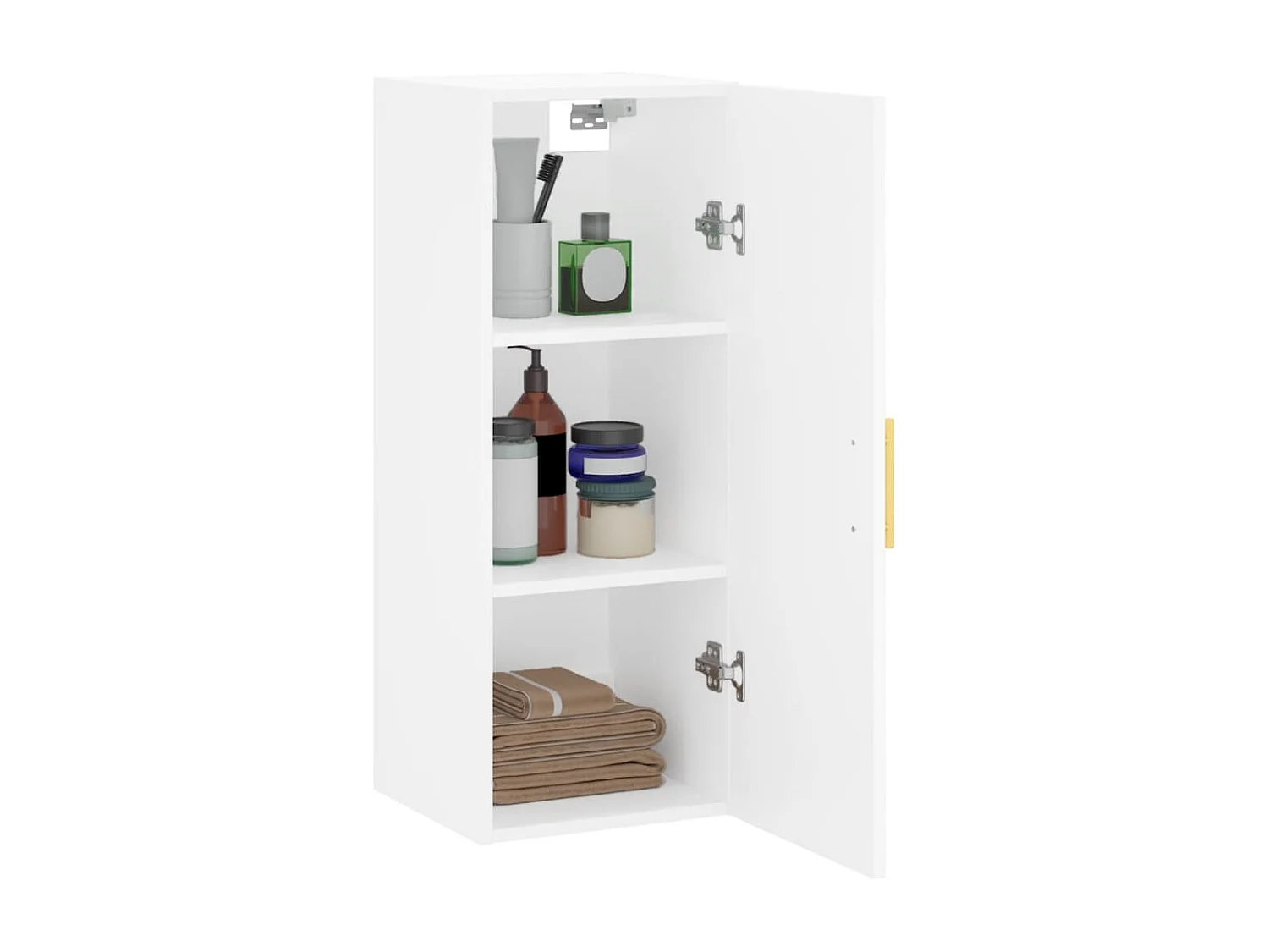 Wandschrank,Wandhängeschrank Weiß 34,5x34x90 cm -gkd499639