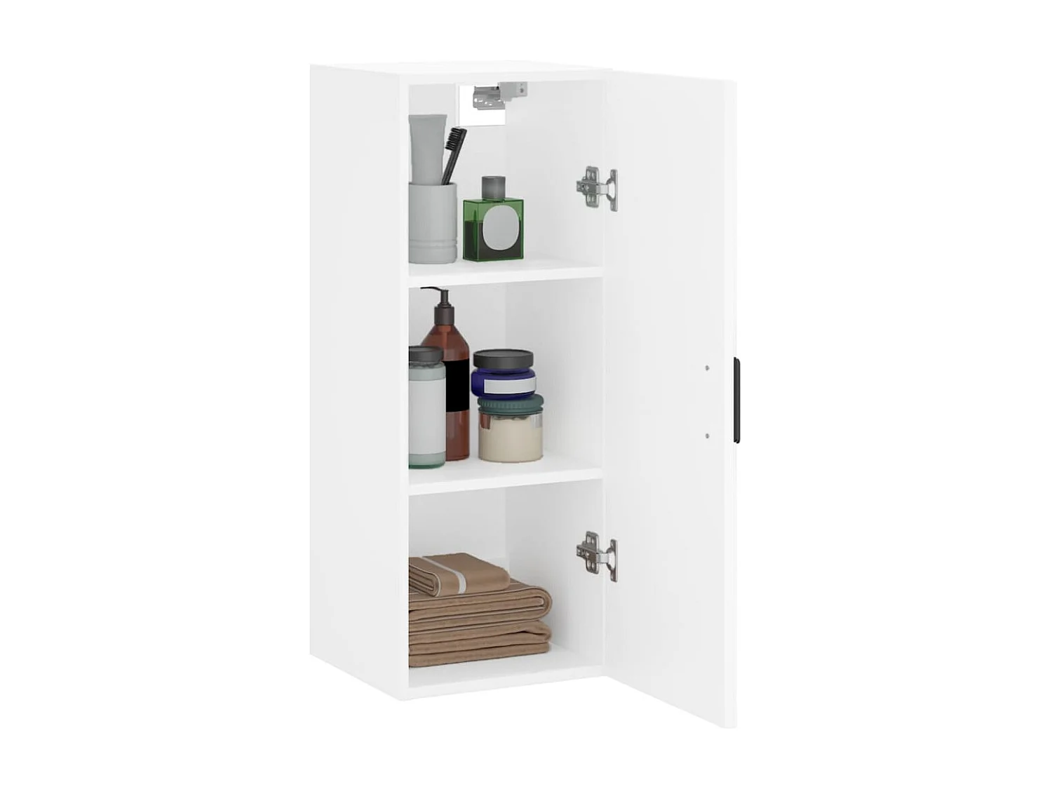 Wandschrank,Wandhängeschrank Weiß 34,5x34x90 cm -gkd509700