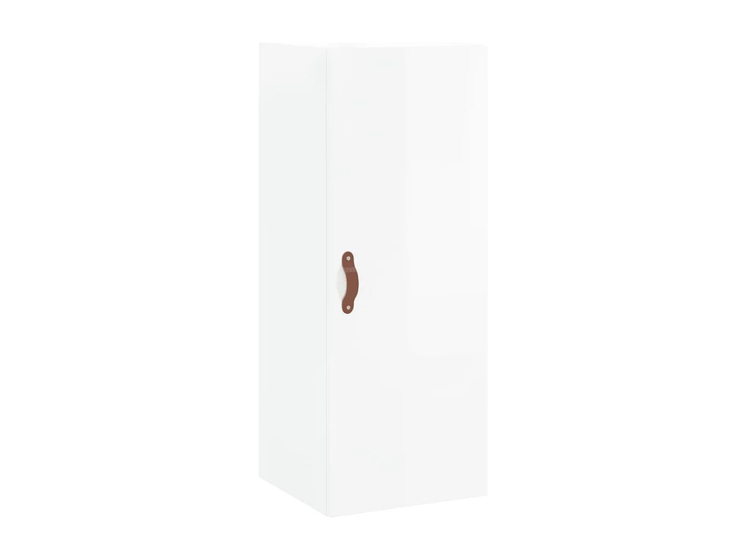 Wandschrank,Wandhängeschrank Hochglanz-Weiß 34,5x34x90 cm -gkd450575