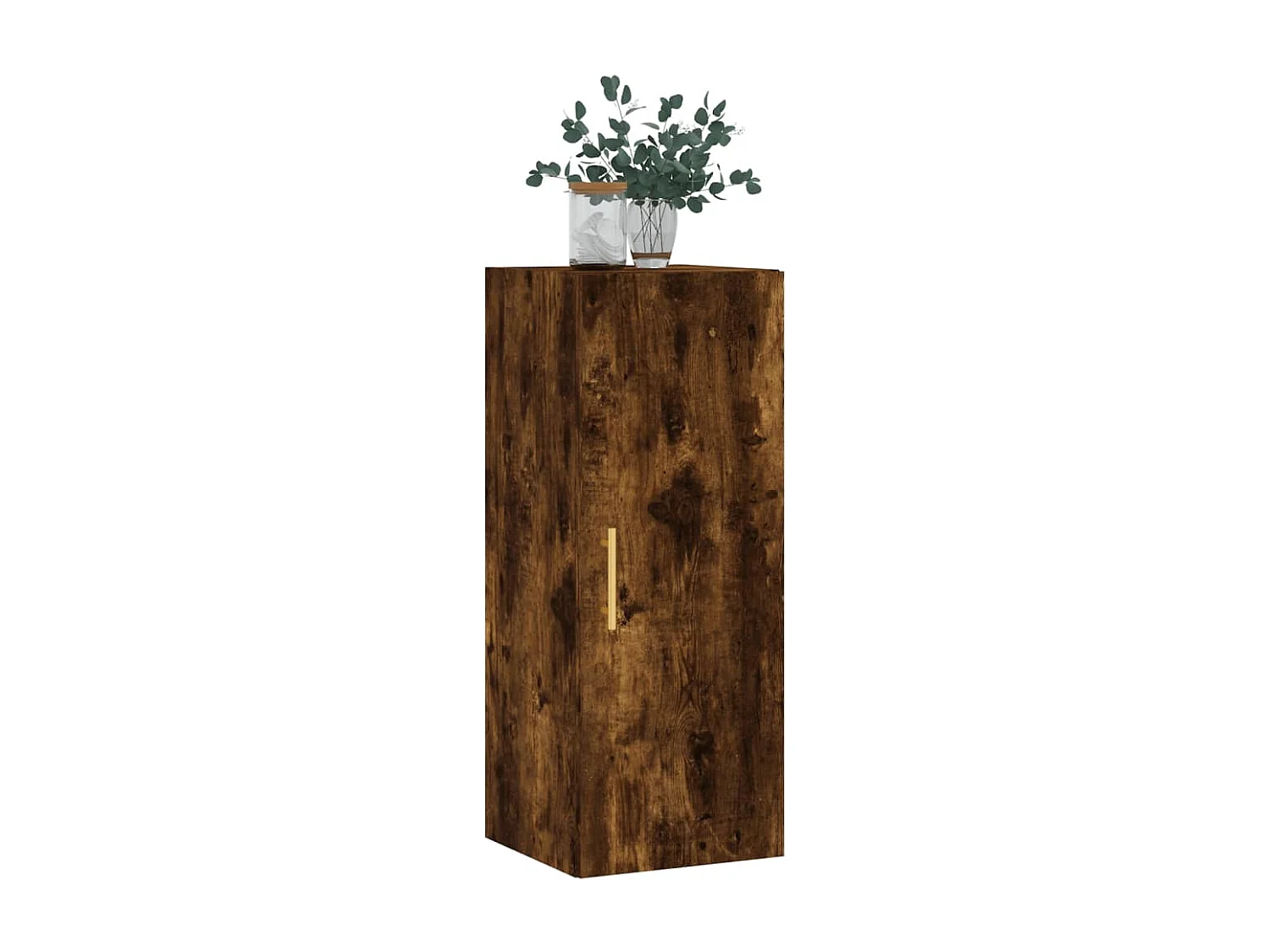 Wandschrank,Wandhängeschrank Räuchereiche 34,5x34x90 cm -gkd864858