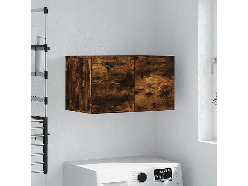 Wandschrank,Wandhängeschrank Räuchereiche 60x36,5x35 cm Holzwerkstoff -gkd92800