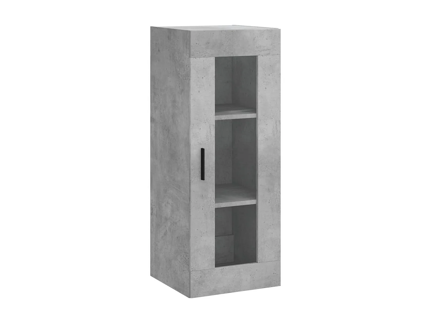 Wandschrank,Wandhängeschrank Betongrau 34,5x34x90 cm -gkd255818