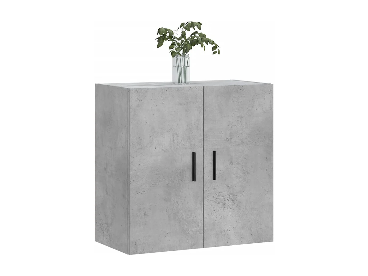 Wandschrank,Wandhängeschrank Betongrau 60x31x60 cm Holzwerkstoff -gkd425072