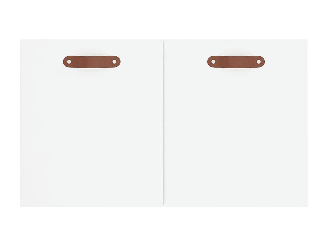 Wandschrank,Wandhängeschrank Weiß 60x36,5x35 cm Holzwerkstoff -gkd816885