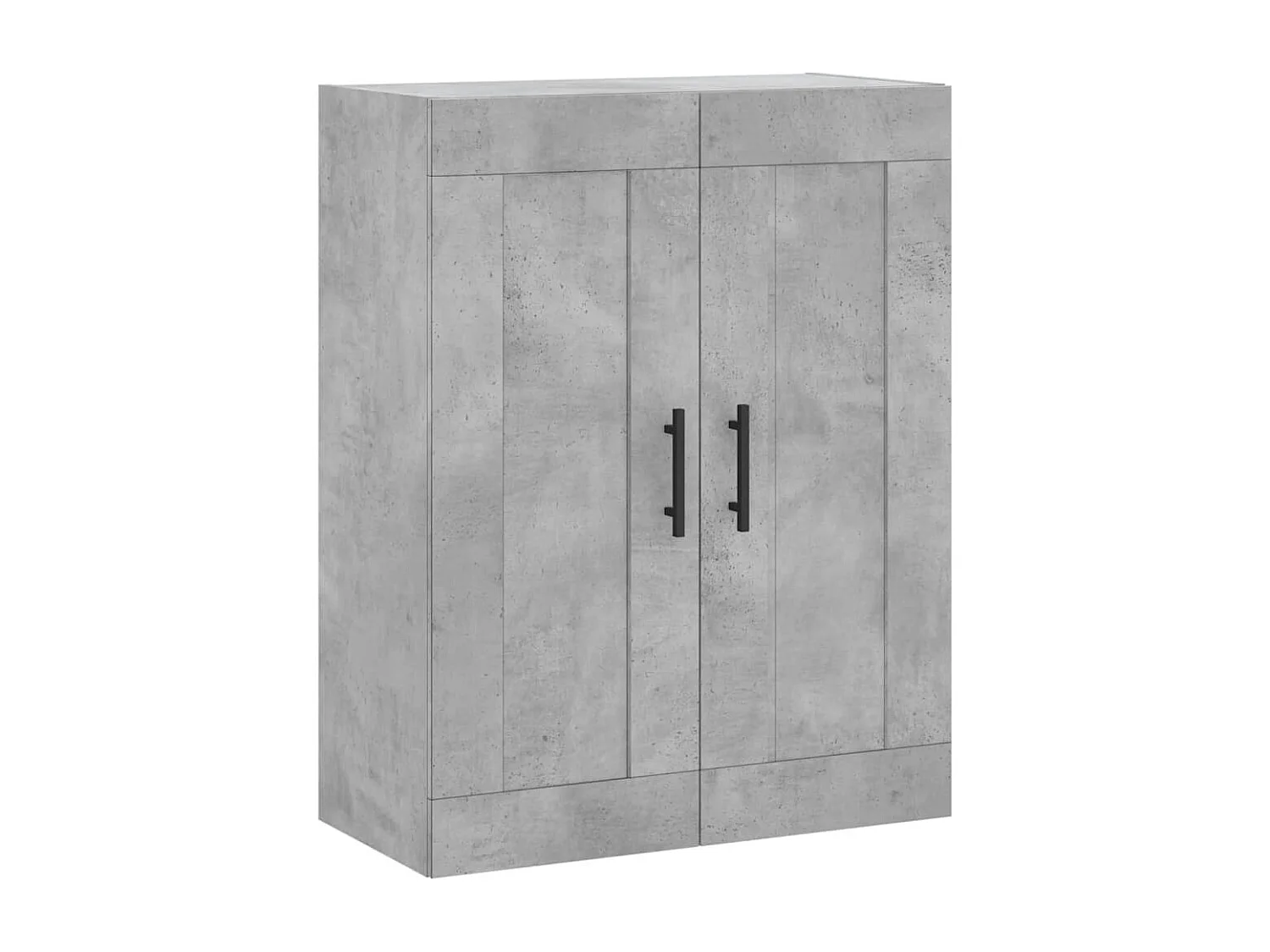 Wandschrank,Wandhängeschrank Betongrau 69,5x34x90 cm Holzwerkstoff -gkd645163