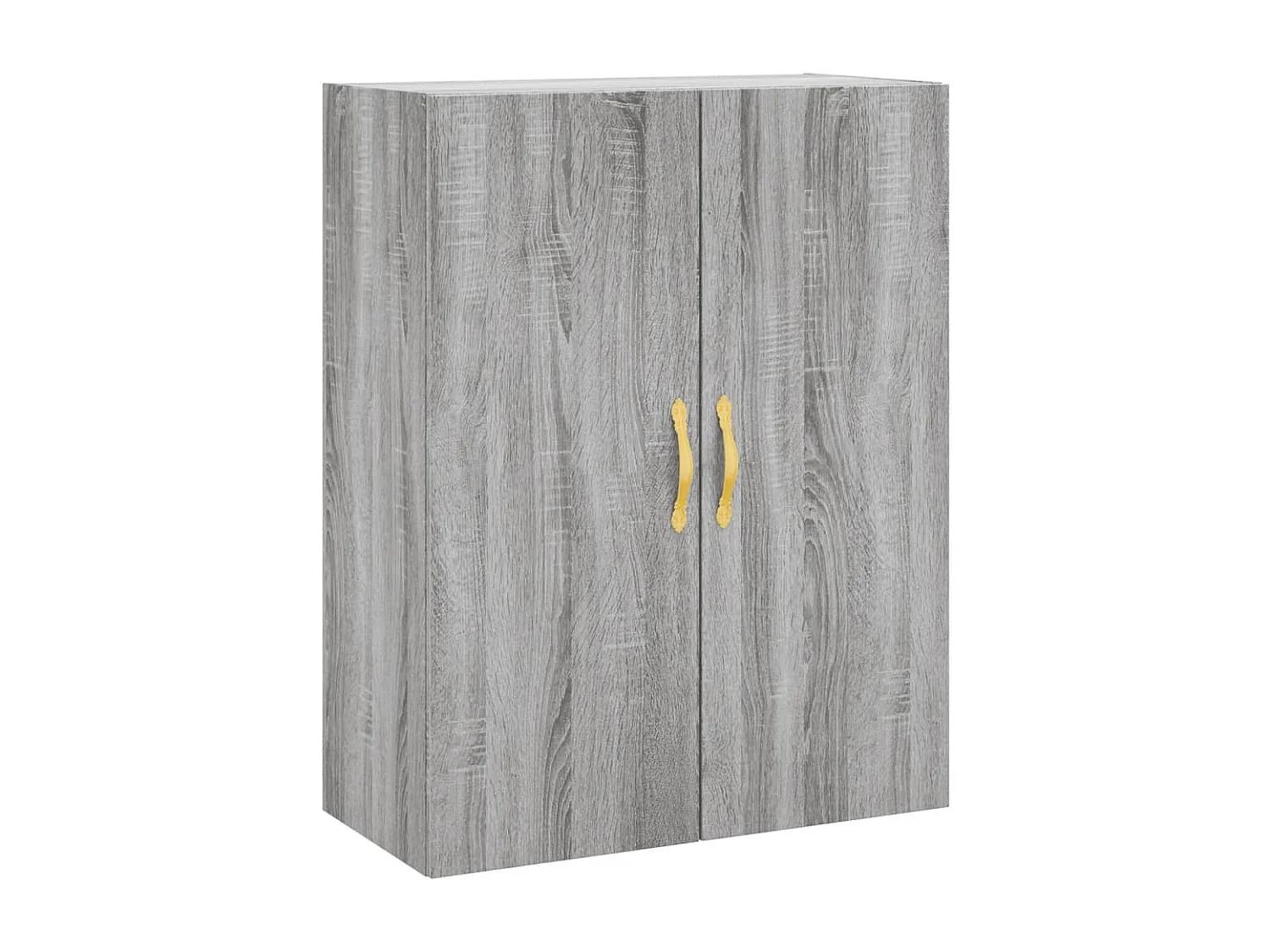Wandschrank,Wandhängeschrank Grau Sonoma 69,5x34x90 cm -gkd74468
