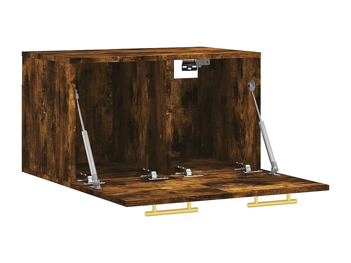 Wandschrank,Wandhängeschrank Räuchereiche 60x36,5x35 cm Holzwerkstoff -gkd377579