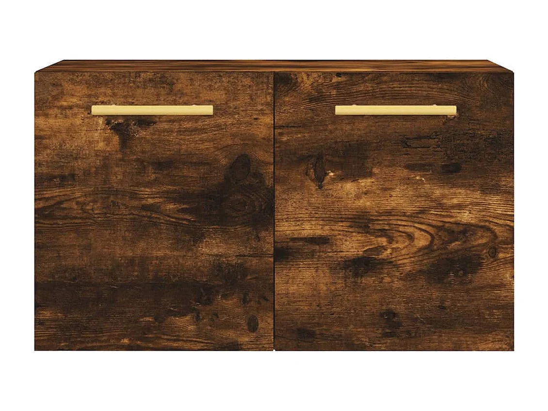Wandschrank,Wandhängeschrank Räuchereiche 60x36,5x35 cm Holzwerkstoff -gkd377579