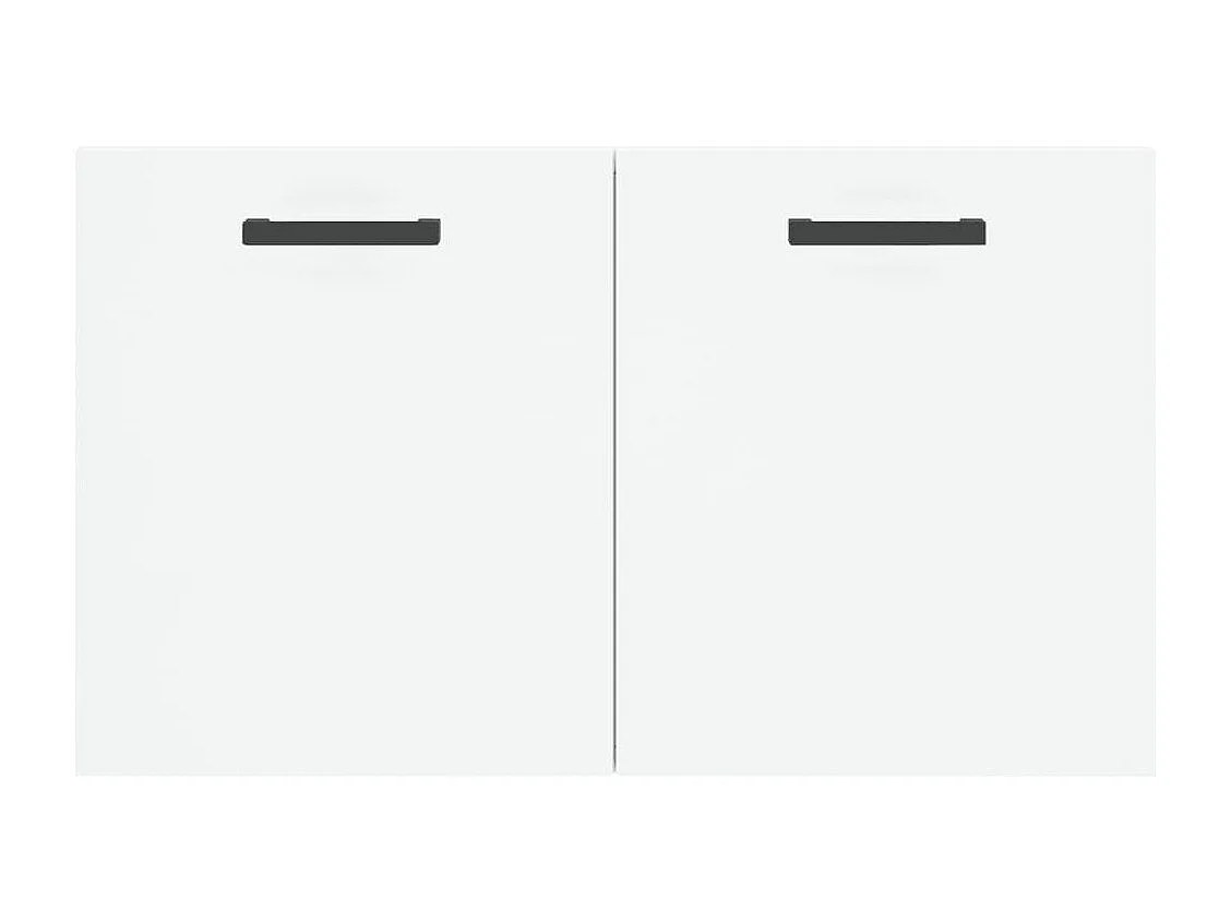 Wandschrank,Wandhängeschrank Weiß 60x36,5x35 cm Holzwerkstoff -gkd629145